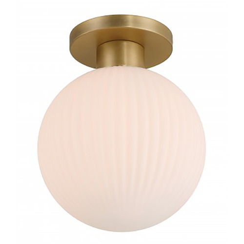 Minka Lavery Sergio Fenton Legacy Brass Flushmount Light