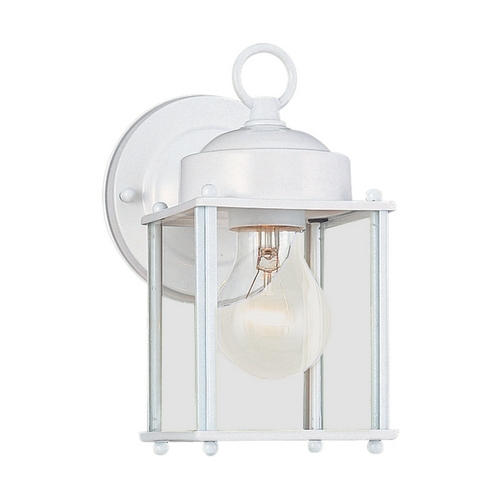New Castle Outdoor Wall Light in White by Generation Lighting