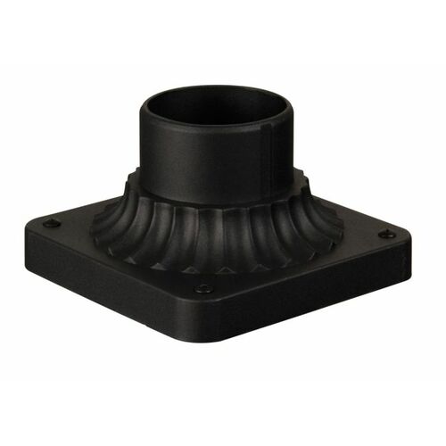 Post Adapter Textured Black Pier Mount by Craftmade Lighting