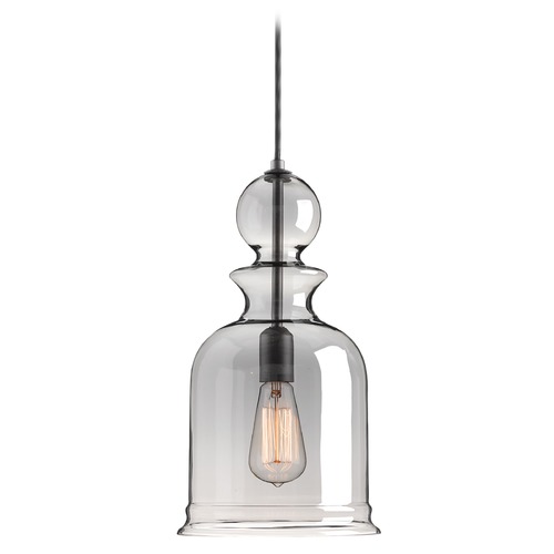 Staunton Farmhouse Mini Pendant in Graphite by Progress Lighting