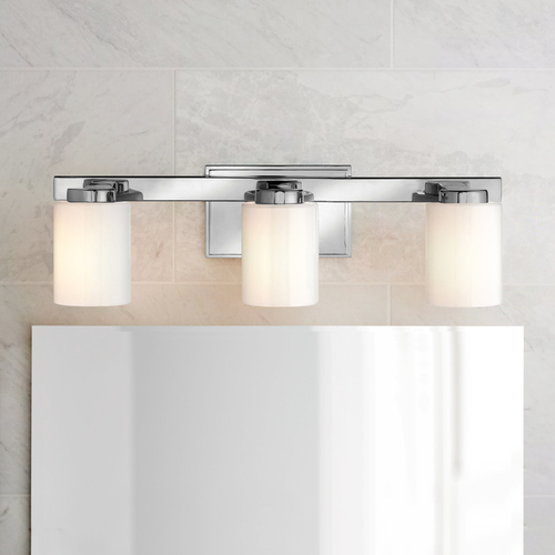 Miley 3-Light Chrome LED Bathroom Light 3000K by Hinkley Lighting