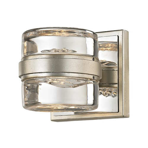 Splash Silver Leaf LED Sconce by Troy Lighting