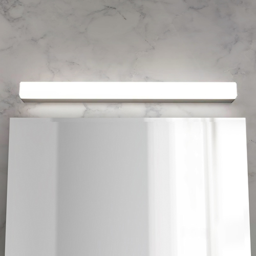 Modern Forms by WAC Lighting Modern Forms Lightstick White LED Vertical Bathroom Light 3000K 2751LM WS-47961-WT