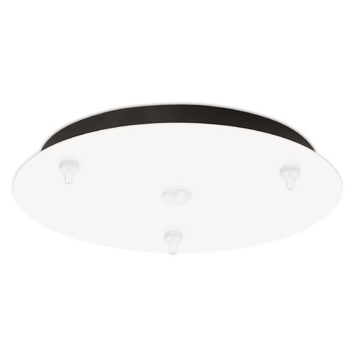 Multi-Port Canopy White Ceiling Adaptor by Kuzco Lighting