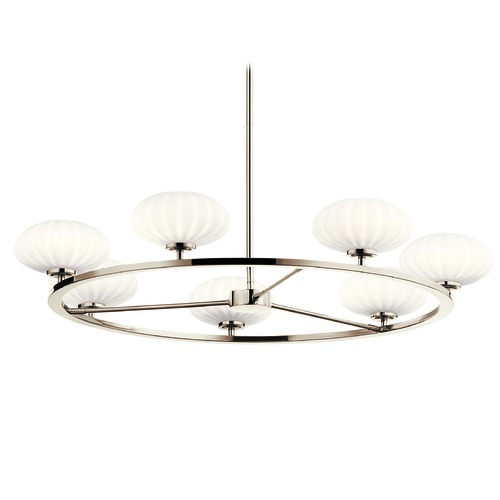 Kichler Lighting Pim 36-Inch Polished Nickel Chandelier by Kichler Lighting 52225PN