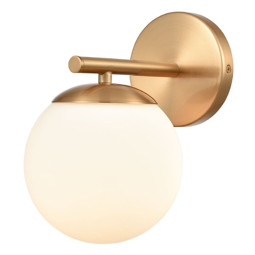 Elk Lighting Elk Lighting Hollywood Blvd. Satin Brass Sconce 18313/1