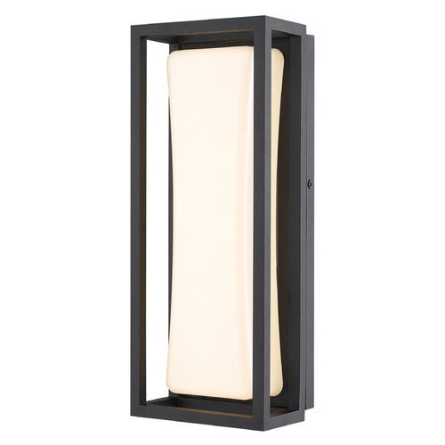 Baden Black LED Outdoor Wall Light by Z-Lite