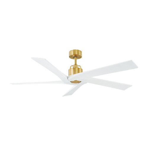 Visual Comfort Fan Collection Aspen 56-Inch Fan in Burnished Brass by Visual Comfort & Co Fans 5ASPR56BBS