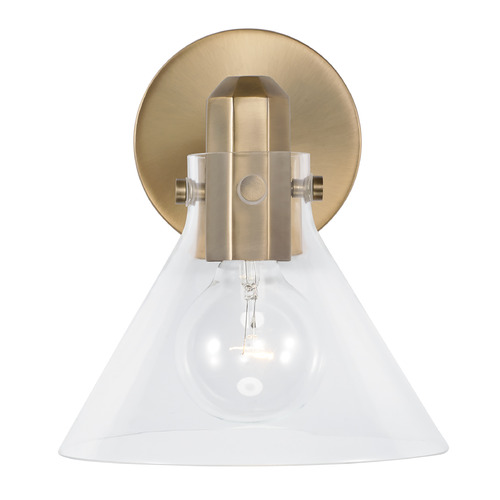 Capital Lighting Greer Wall Sconce in Aged Gold by Capital Lighting 645811AD-528