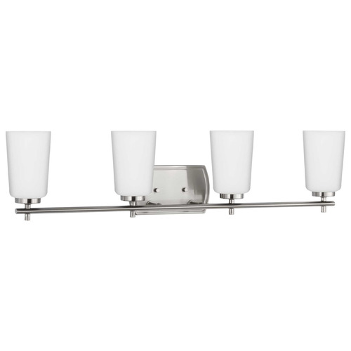 Progress Lighting Progress Lighting Adley Brushed Nickel Bathroom Light P300468-009