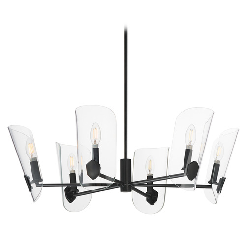 Armory Black Chandelier by Maxim Lighting