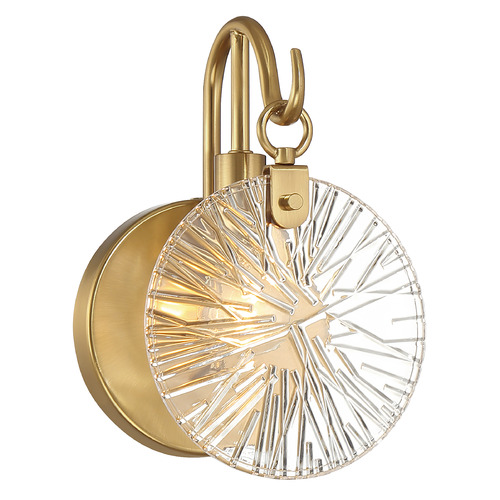 Savoy House Lighting Addison Warm Brass Sconce