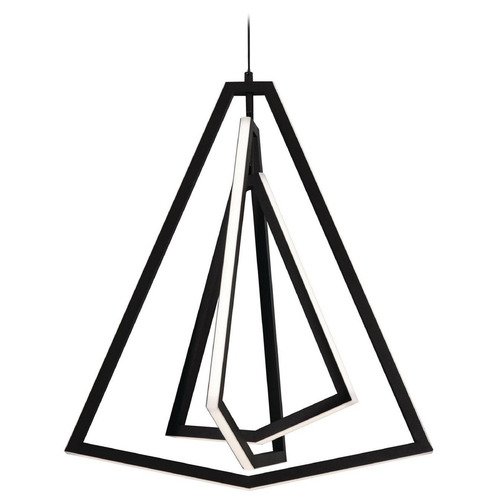 AFX Lighting Afx Lighting Gianna Black LED Pendant Light GNAP27L30D1BK