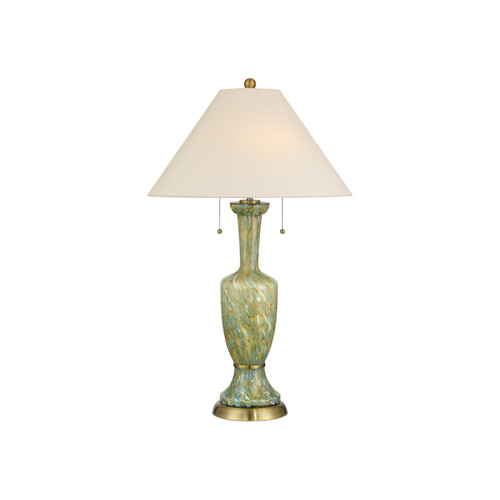 Classico Table Lamp in Green by Currey & Company Lighting
