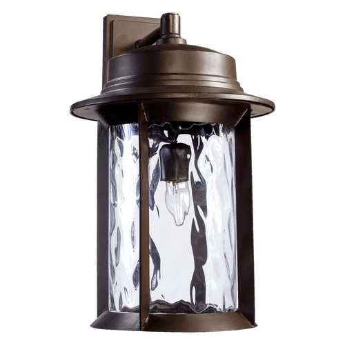 Charter Oiled Bronze Outdoor Wall Light by Quorum Lighting