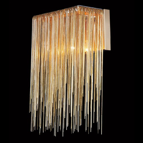 Fountain 14-Inch High Wall Sconce in Gold by Avenue Lighting