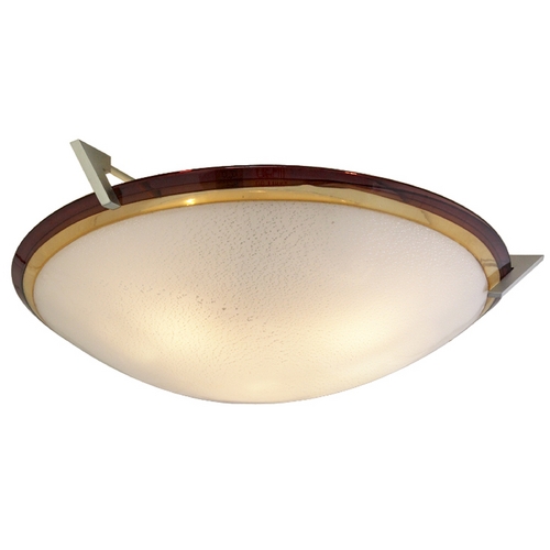 Oggetti Lighting Pie in the Sky Satin Nickel Flush Mount by Oggetti Lighting 28-4201