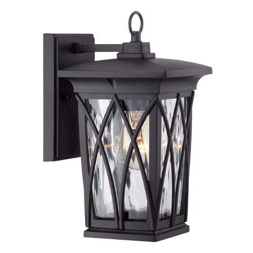 Grover Mystic Black Outdoor Wall Light by Quoizel Lighting