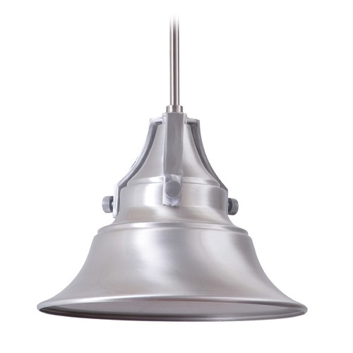 Union 12-Inch Wide Satin Aluminum Outdoor Hanging Light by Craftmade Lighting