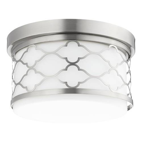 Quorum Lighting Satin Nickel Flush Mount by Quorum Lighting 343-12-65