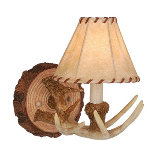 Lodge Noachian Stone Sconce by Vaxcel Lighting