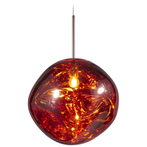 Galactic Copper LED Pendant by Matteo Lighting