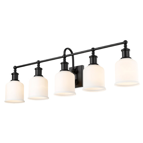 Z-Lite Bryant Matte Black Bathroom Light by Z-Lite 733-5V-MB