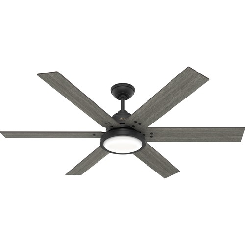 Hunter Fan Company Warrant Matte Black LED Ceiling Fan by Hunter Fan Company 51474