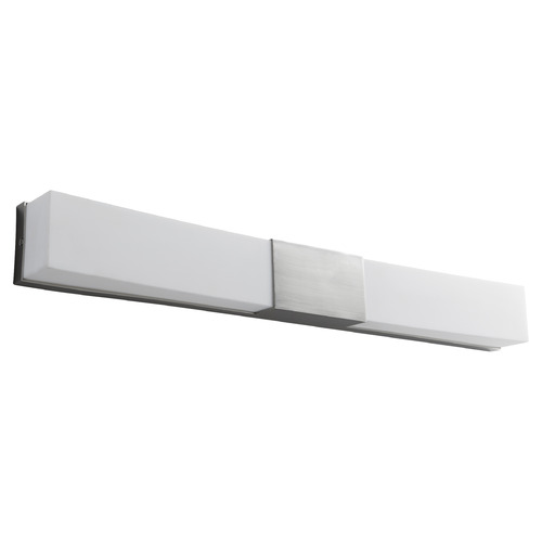 Crescent 30.5-Inch LED Vanity Light in Satin Nickel by Oxygen Lighting