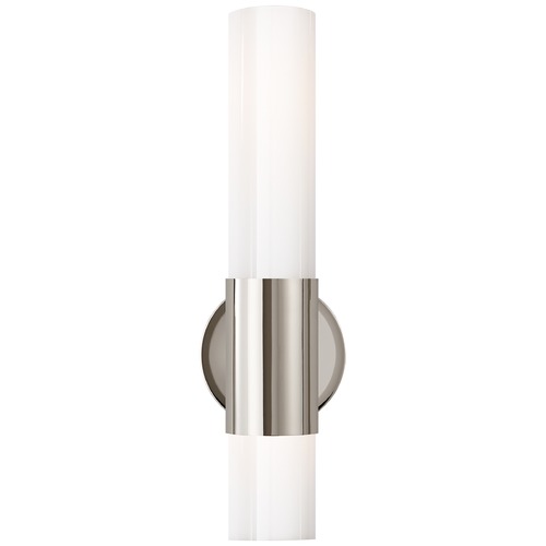 Visual Comfort Signature Collection Aerin Penz Medium Cylinder Sconce in Polished Nickel by Visual Comfort Signature ARN2611PNWG