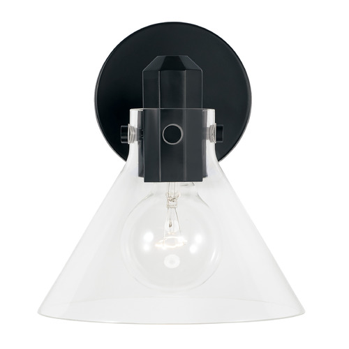 Capital Lighting Greer Wall Sconce in Matte Black by Capital Lighting 645811MB-528