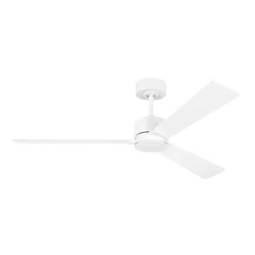 Visual Comfort Fan Collection Rozzen 52-Inch Fan in Matte White by Visual Comfort & Co Fans 3RZR52RZW