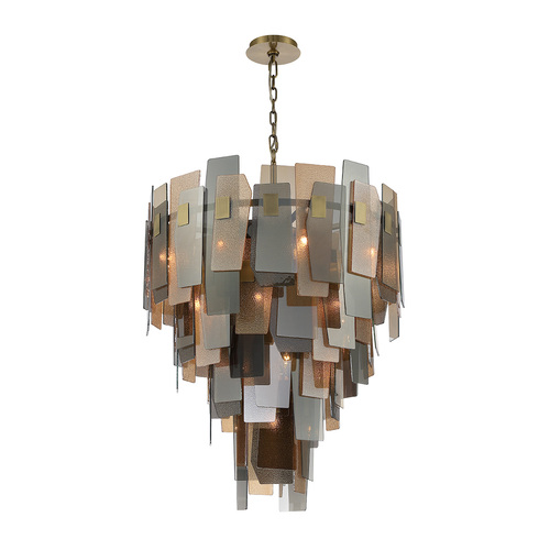 Cocolina 4-Tier Chandelier in Brushed Brass by Eurofase Lighting