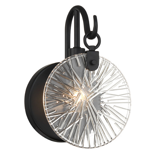 Savoy House Lighting Addison Matte Black Sconce