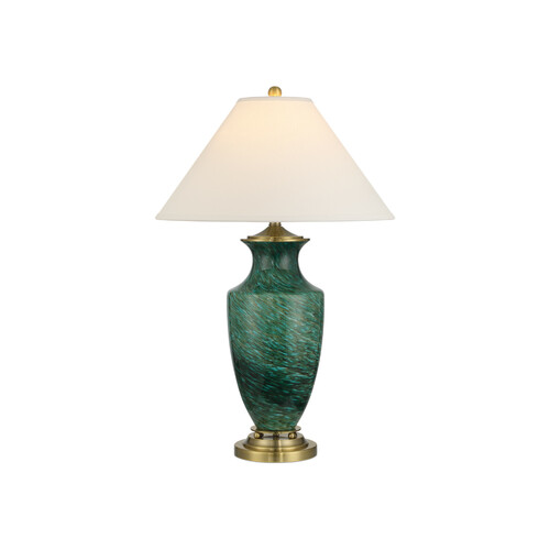 Claude Table Lamp in Green by Currey & Company Lighting