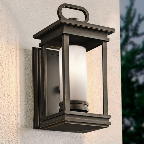 South Hope 11.75-Inch Outdoor Wall Light in Olde Bronze by Kichler Lighting