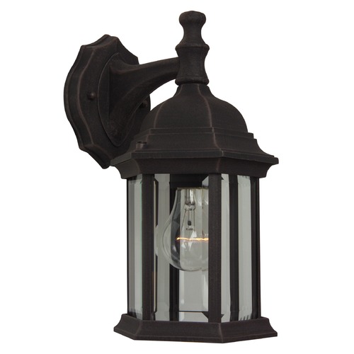Craftmade Lighting Hex Style Rust Outdoor Wall Light by Craftmade Lighting Z294-RT