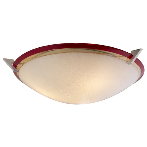 Oggetti Lighting Pie in the Sky Satin Nickel Flush Mount by Oggetti Lighting 28-4202