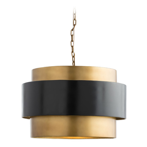 Nolan Small Pendant in Brass by Arteriors Home