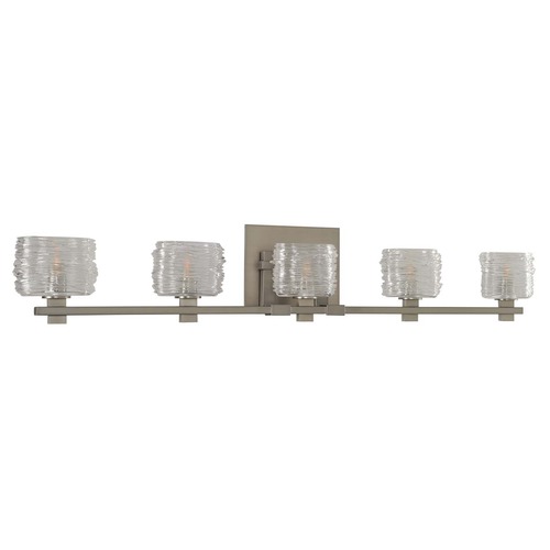 Clearwater Satin Nickel Bathroom Light by Kalco Lighting