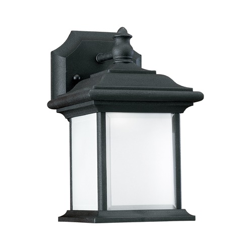 Wynfield 9.75-Inch  Outdoor Wall Light in Black by Generation Lighting