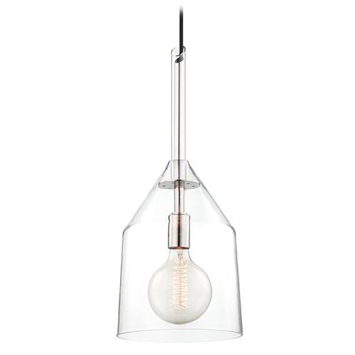 Mitzi by Hudson Valley Sloan Polished Nickel Pendant by Mitzi by Hudson Valley H252701L-PN