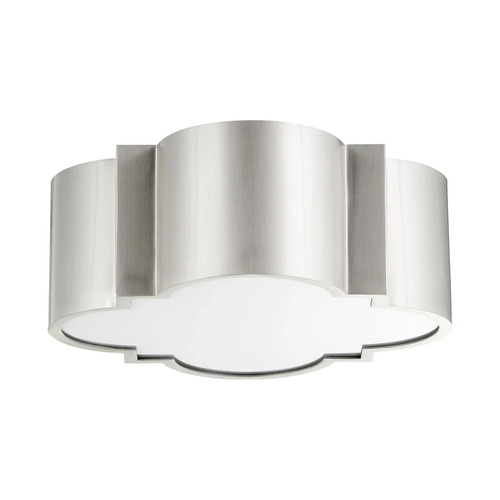 Cyan Design Wyatt 2-Light Flush Mount in Satin Nickel by Cyan Design 10061