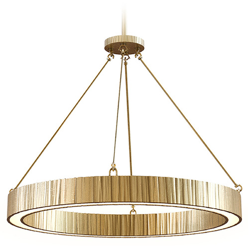 Alan Peppin Kensington Pendant in Vintage Brass by Alora Lighting