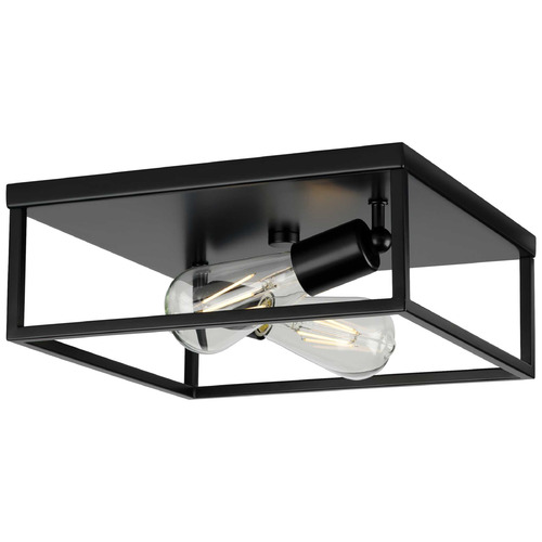 Progress Lighting Perimeter Matte Black Flushmount Light