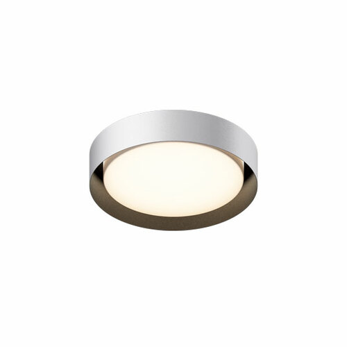 Echo 16-Inch 5CCT LED Flush Mount in White & Black by ET2 Lighting