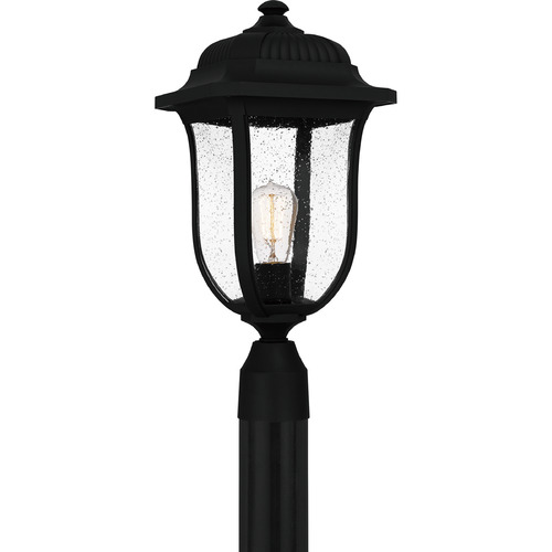 Quoizel Lighting Mulberry Matte Black Post Light by Quoizel Lighting MUL9009MBK