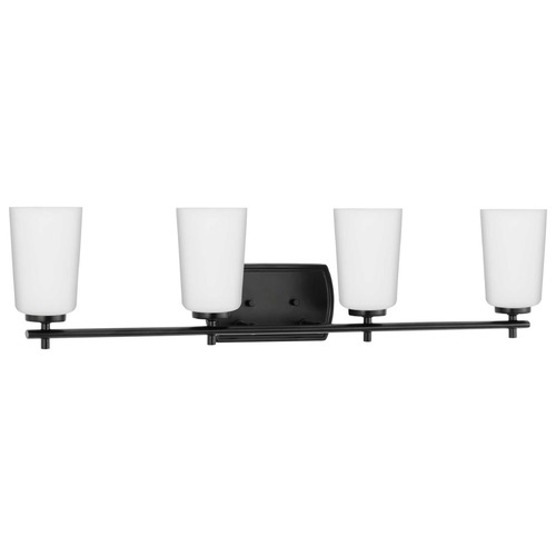 Progress Lighting Progress Lighting Adley Matte Black Bathroom Light P300468-31M