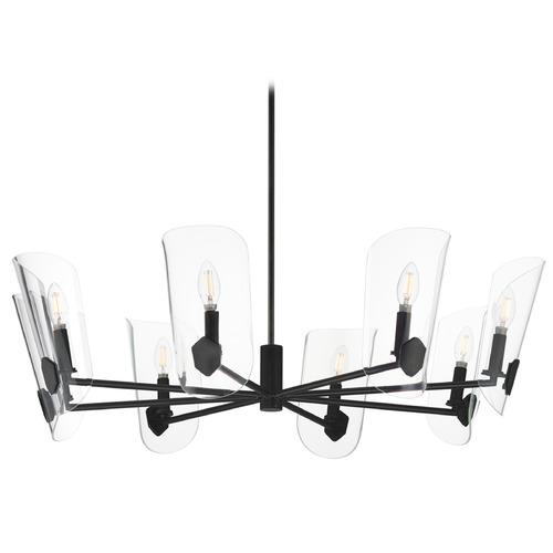 Armory Black Chandelier by Maxim Lighting