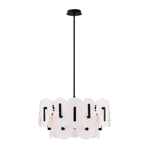 Nuvola 24-Inch LED Pendant in Black by Eurofase Lighting